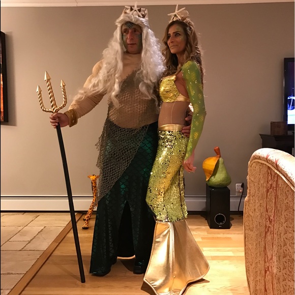 Halloween Mermaid and Neptune costume - Picture 3 of 5